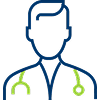 Doctor icon; talk to your doctor